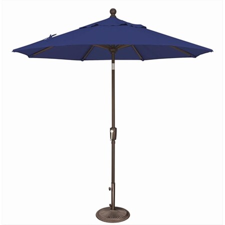 Gan Eden 7.5 ft. Octagon Push Button Tilt Market Umbrella Sky Blue GA2650484
